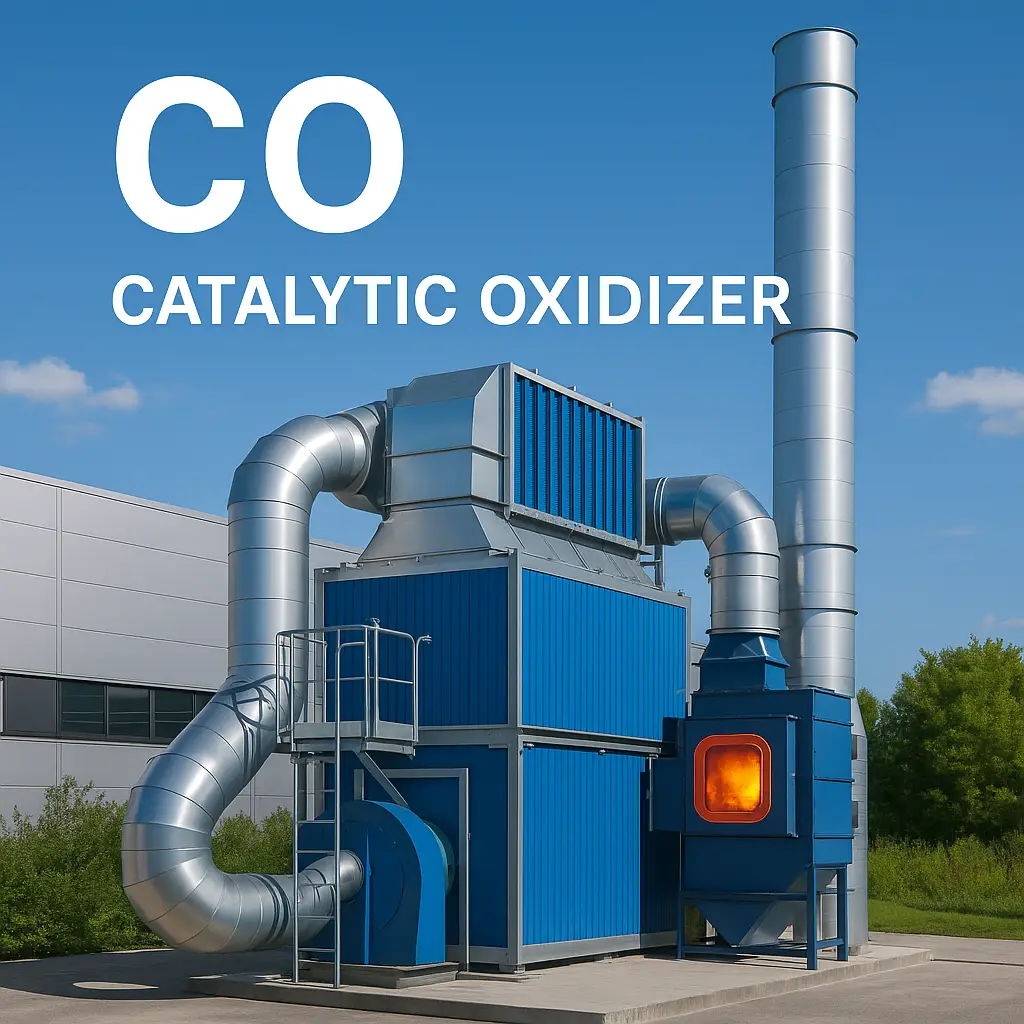 CO Catalytic Oxidizer system for VOC treatment - CADAIR