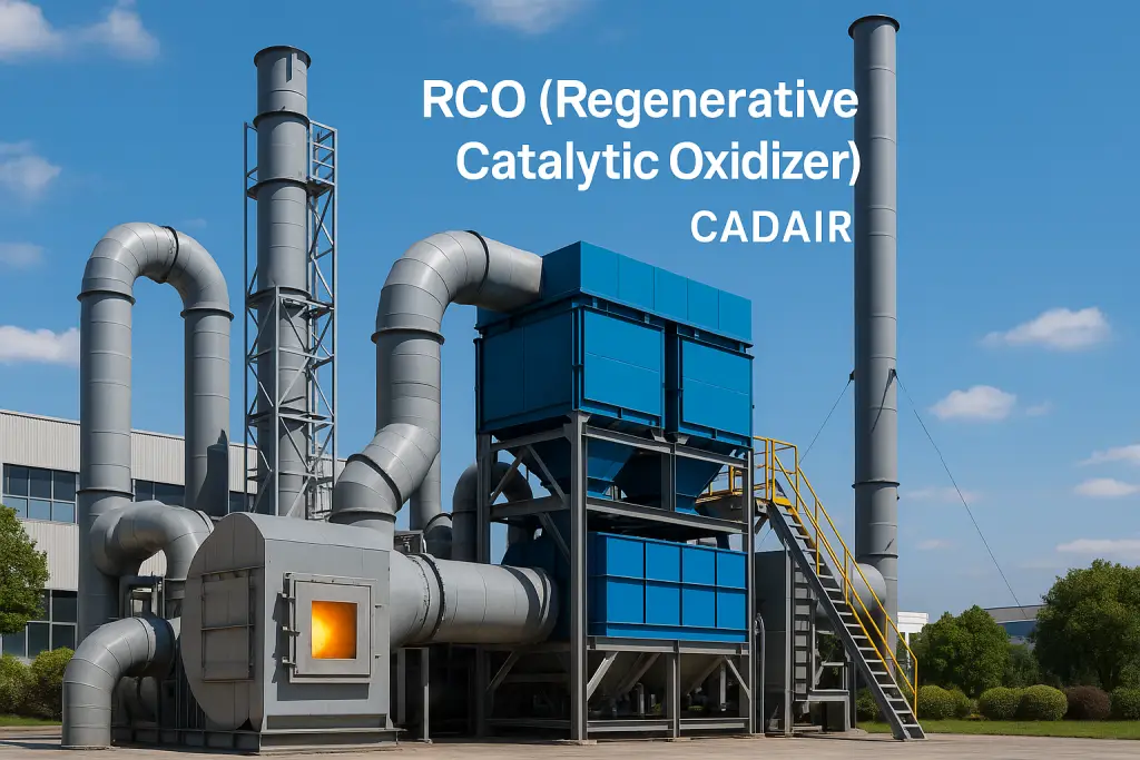 RCO Regenerative Catalytic Oxidizer system for VOC abatement - CADAIR