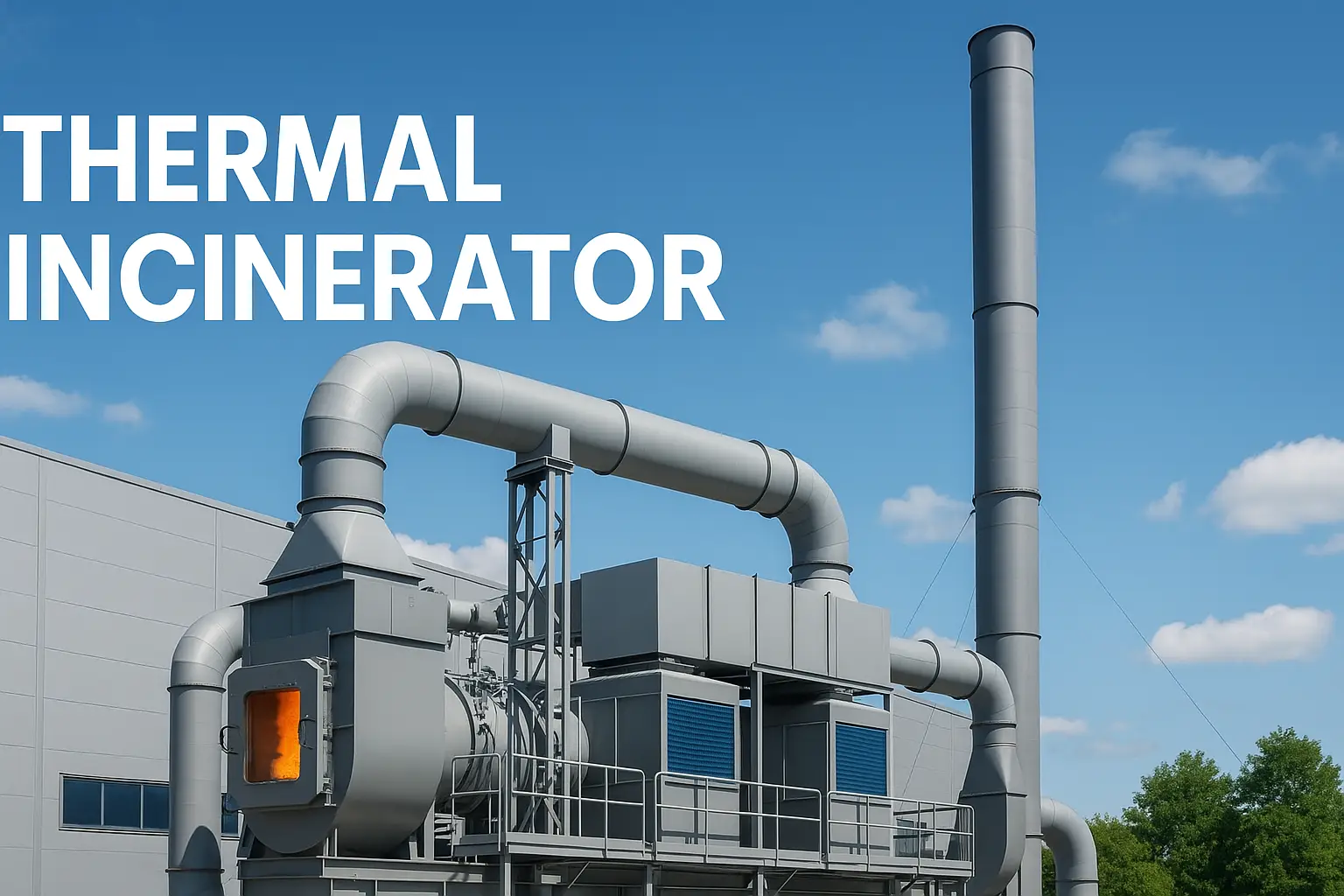 Thermal Incinerator for waste gas treatment - CADAIR